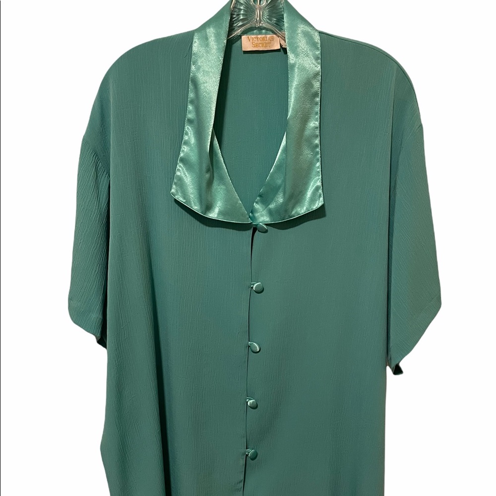 Vintage Victoria’s Secret Green Button Nightgown
